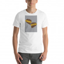 Love hate Short-Sleeve Unisex T-Shirt